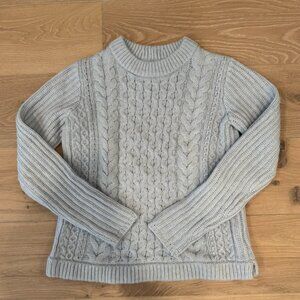 Vineyard Vines Cashmere Women's Fisherman's Sweater Light Blue Size S